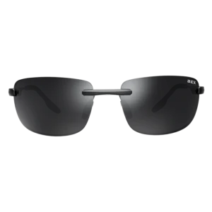 Black Shaded Sunglasses With Black Bridge