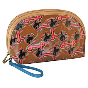 Catchfly Dome Cosmetic Brown W/Bronc Rider