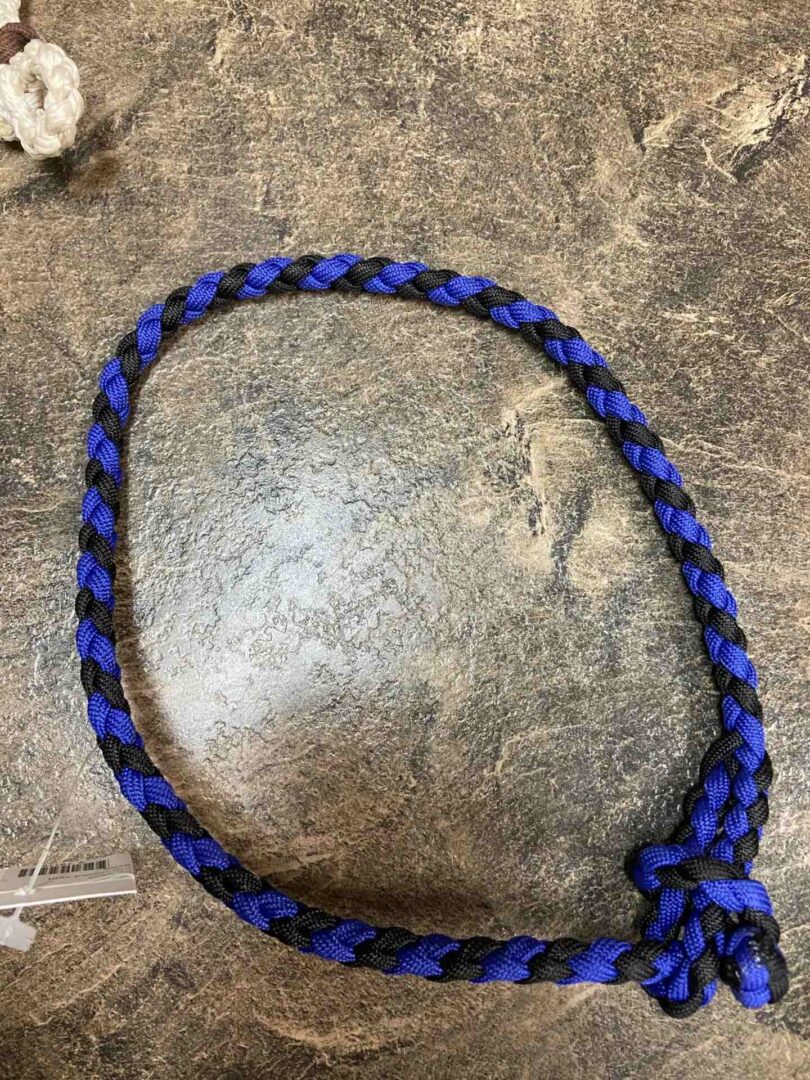 Blue and Black Color Strings Rope