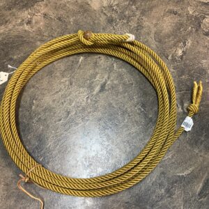 A King Gold Four Strand Poly Rope on a Surface
