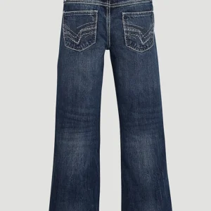 A Vintage Slim Fit Bootcut Jeans Back