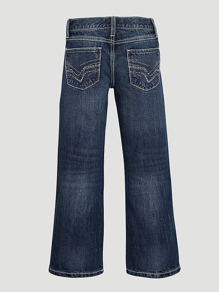 A Vintage Slim Fit Bootcut Jeans Back