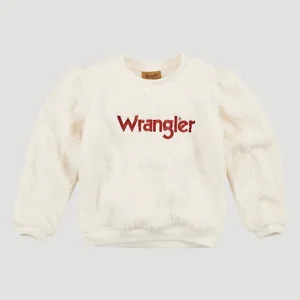 A White Wrangler Sherpa Sweater