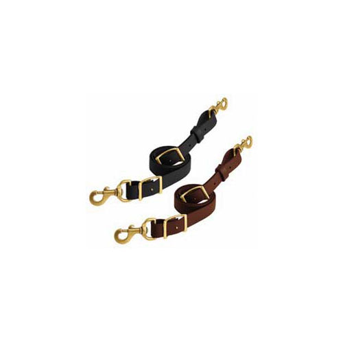 Synthetic Tie Down Strap in Brown and Black