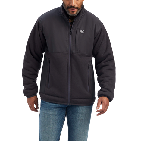 A Man in a Grizzly Canvas Bluff Jacket