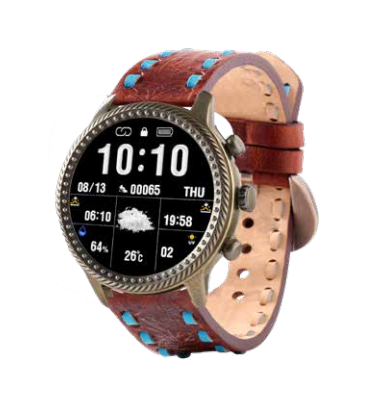 Wrangler Smartwatch With Tan Color Strap