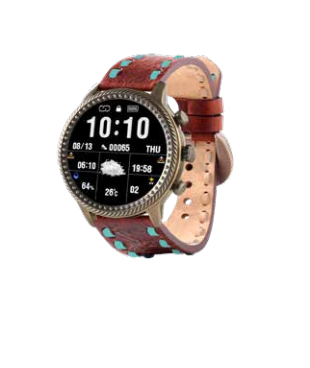 Wrangler Smartwatch With Brown Color Strap