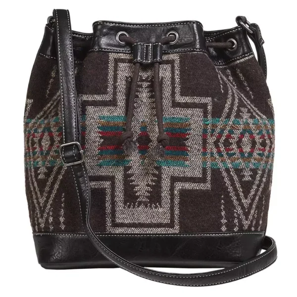 Nocona Western Womens Bucket Bag Conceal Carry Black