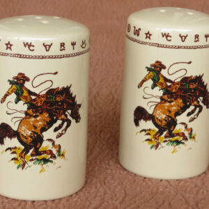 Western Salt and Pepper Shakers