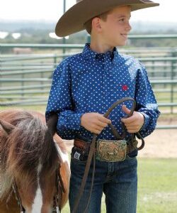 Cinch boys western shirt