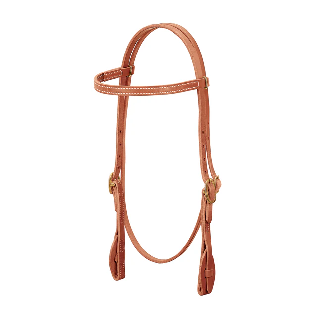 PROTACK® QUICK CHANGE HEADSTALL WITH LEATHER TAB ENDS