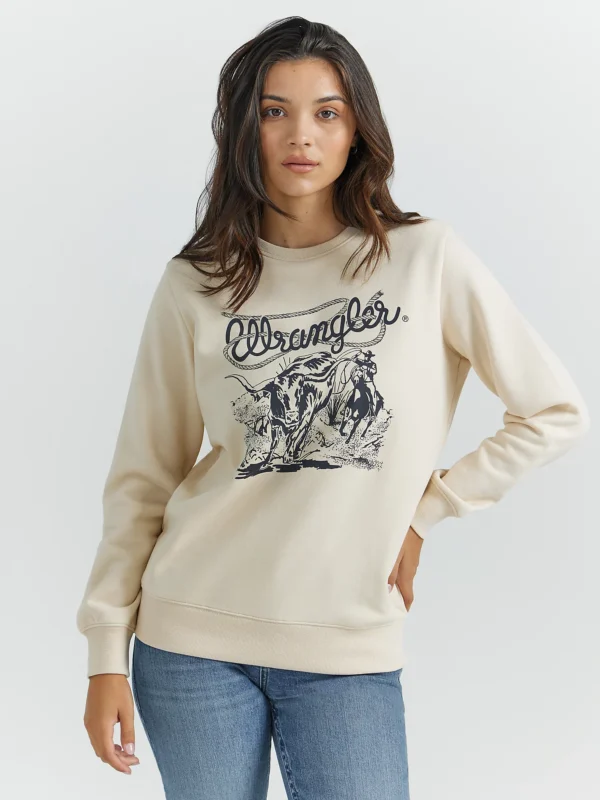 WOMEN'S WRANGLER CREW PULLOVER