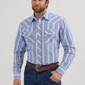 MEN'S 20X® COMPETITION ADVANCED COMFORT LONG SLEEVE TWO POCKET WESTERN SNAP SHIRT