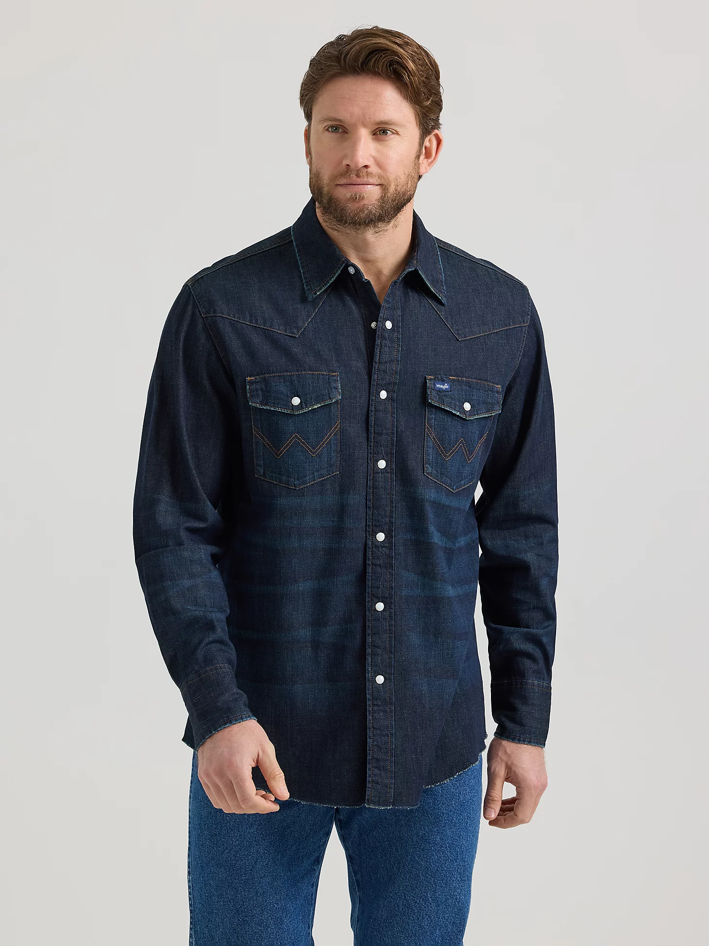 VINTAGE-INSPIRED WESTERN SNAP WORKSHIRT