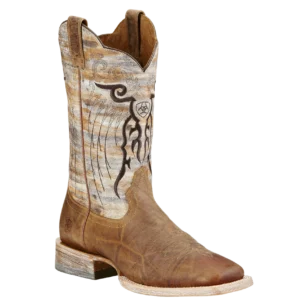 Ariat Men's Mesteno Tan and Marble Western Boots