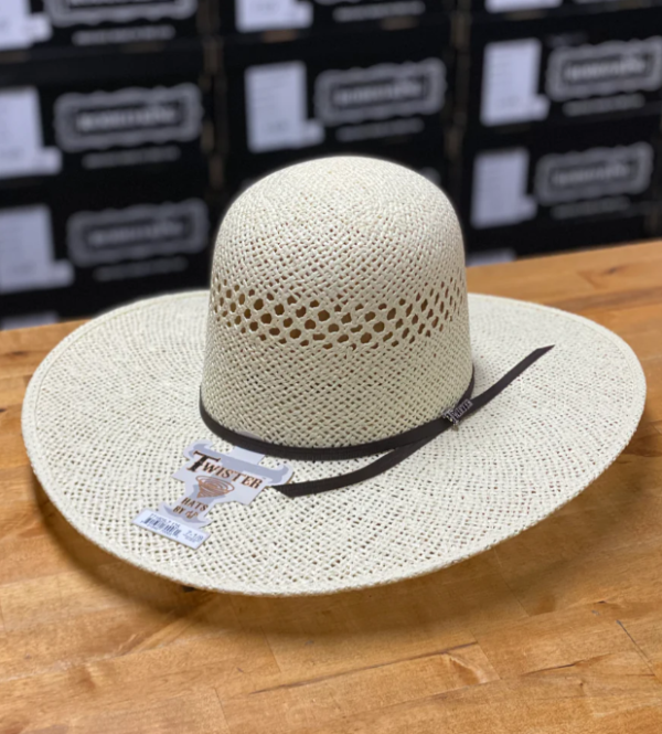 TWISTER | JUTE 4 1/2'' BRIM OPEN CROWN STRAW HAT