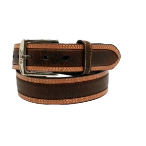 Ariat Men's Diesel Brown Rowdy Leather Belt