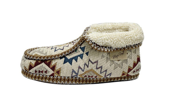 Blazin Roxx Women's Nora Cream Aztec Print Ankle Bootie Slippers