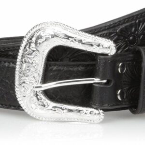 Nocona Black Leather Belt