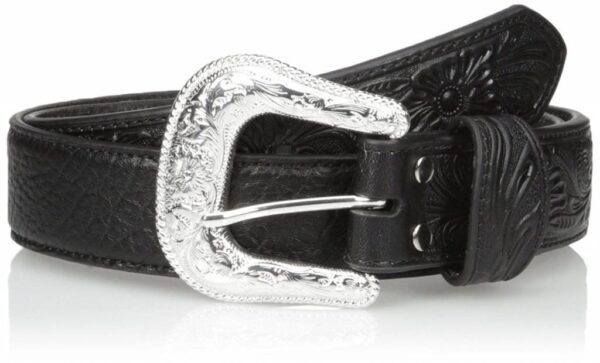 Nocona Black Leather Belt