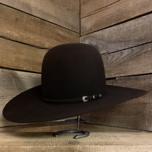 Rodeo King 7X Chocolate Open Crown Hat