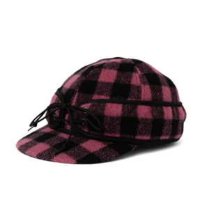 Ladies Buffalo Check Railroad Hat