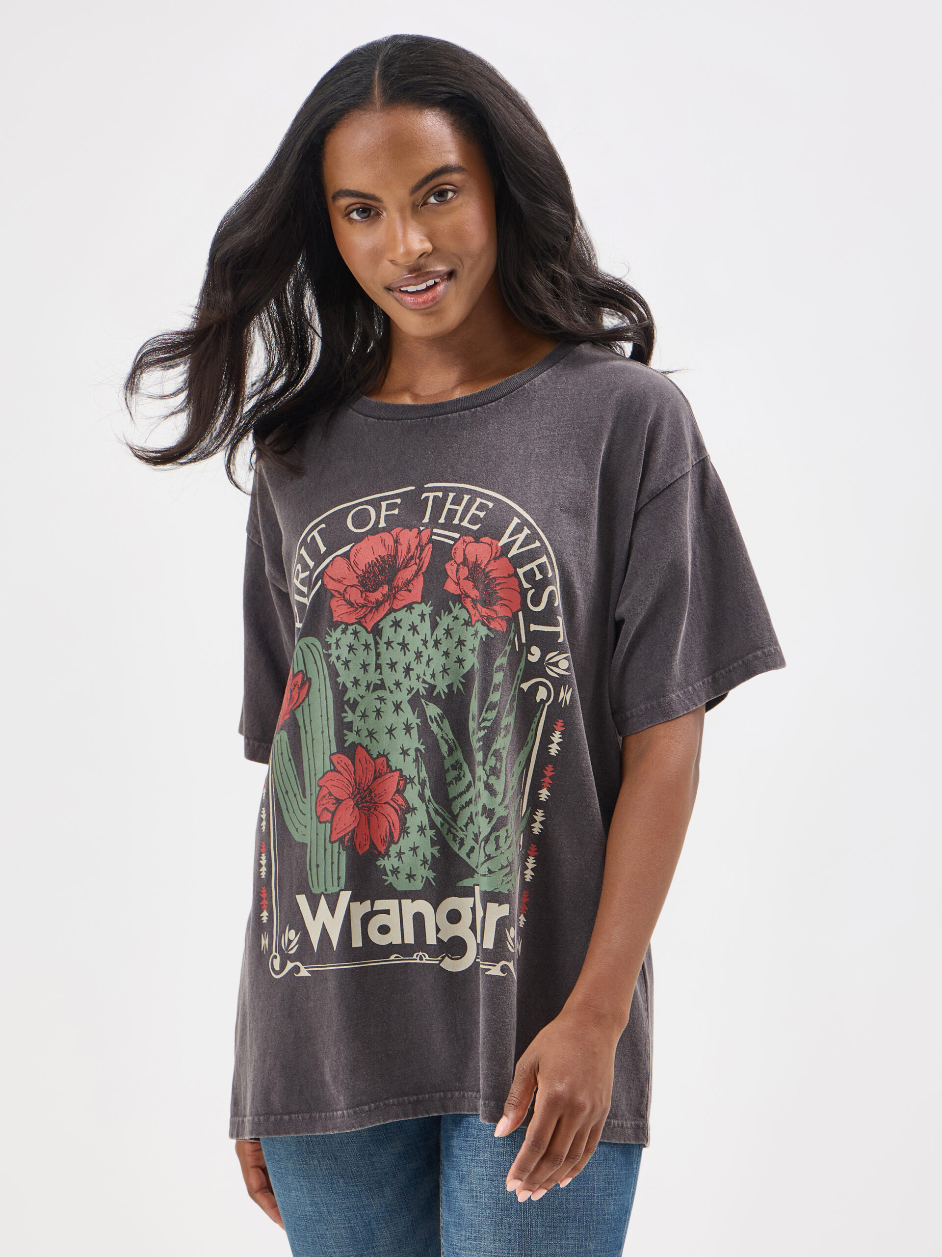 Wrangler® Graphic Short Sleeve T-Shirt - Oversized Fit 112354382