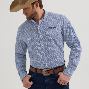 Wrangler® Logo Long Sleeve Shirt - Buttons 112355382