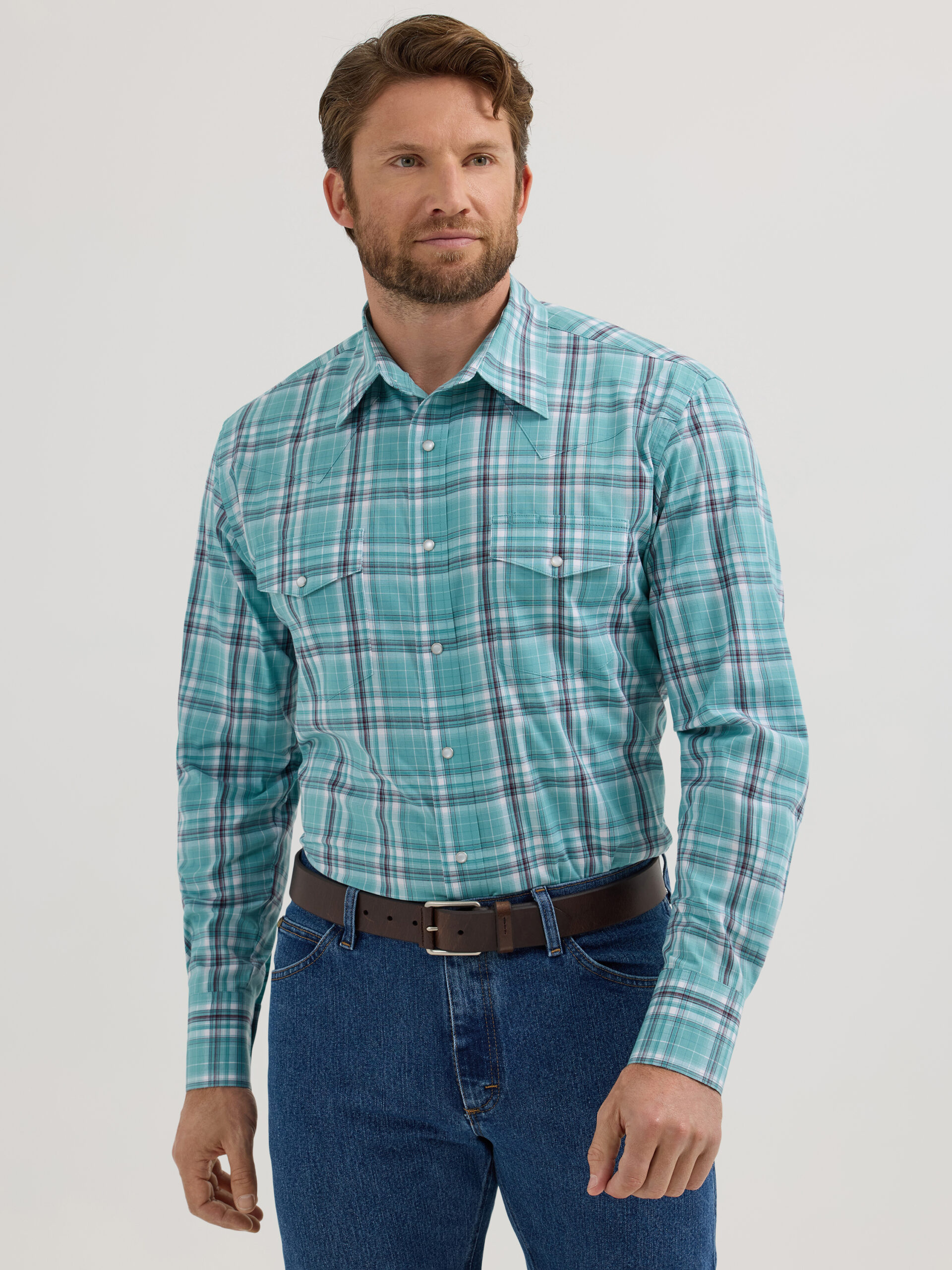 Wrangler® Wrinkle Resist Long Sleeve Shirt - Classic Fit 112355416