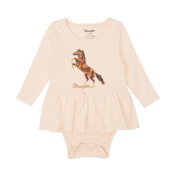 Wrangler® Baby Girl Bodysuit with Skirt 112356565