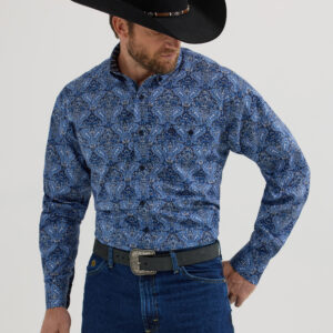 Wrangler® George Strait Collection One Pocket Long Sleeve Shirt 112356605