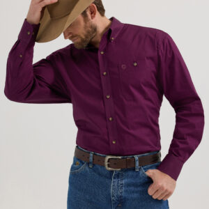 Wrangler® George Strait Collection One Pocket Long Sleeve Shirt 112356611