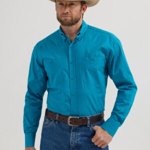 Wrangler® George Strait Collection Two Pocket Long Sleeve Shirt 112356631