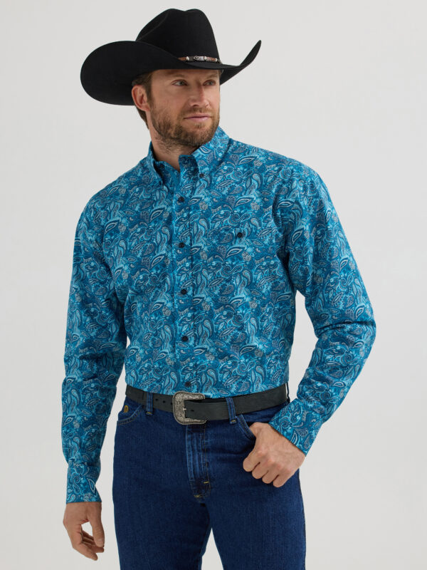 Wrangler® George Strait Collection One Pocket Long Sleeve Shirt 112356632