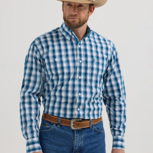 Wrangler® George Strait Collection Two Pocket Long Sleeve Shirt 112356637