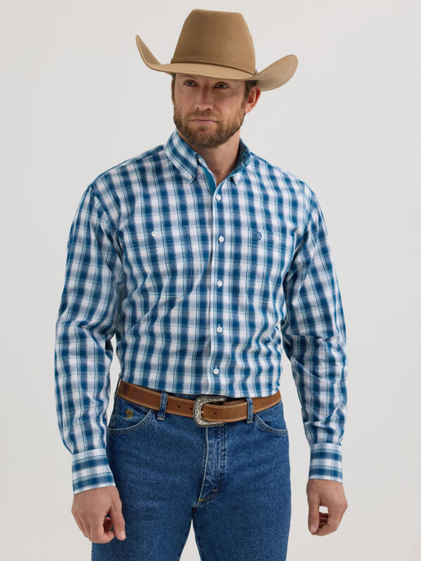 Wrangler® George Strait Collection Two Pocket Long Sleeve Shirt 112356637