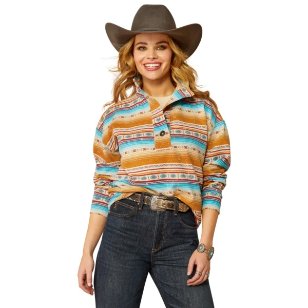 Ariat Ladies Hometown Fallon Serape Print Sweatshirt 10052416