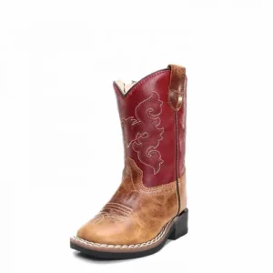 Old West Infant Zip Up Cowboy Boots