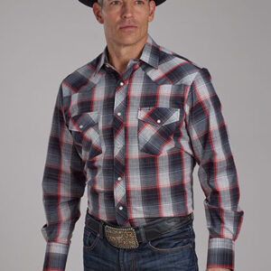 Men's Long Sleeve Western Style Shirt 01-001-0101-6089