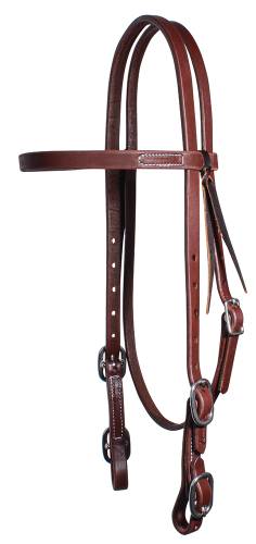 Ranch Browband Buckle Headstall- RH5046HO