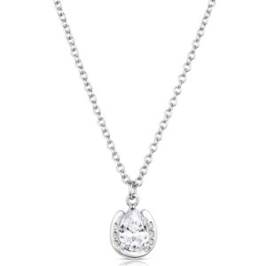 Lucky Trot Crystal Necklace - QNC5973