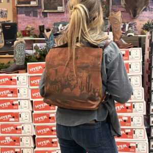 Red Dirt Hat Co. Ladies Convertible Backpack Bison 2422179442