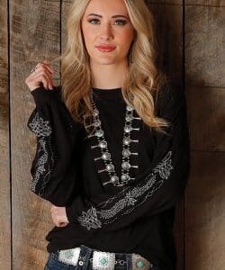 WOMEN'S SWEATER KNIT TOP - CTK7458003