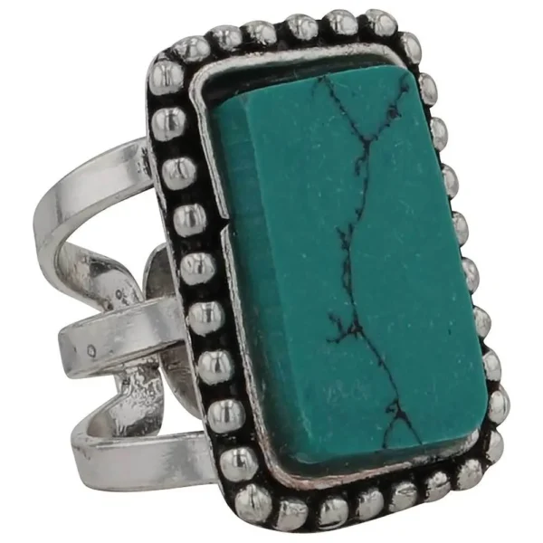 Montana Silversmiths Turquoise Vista Ring - ARG6055