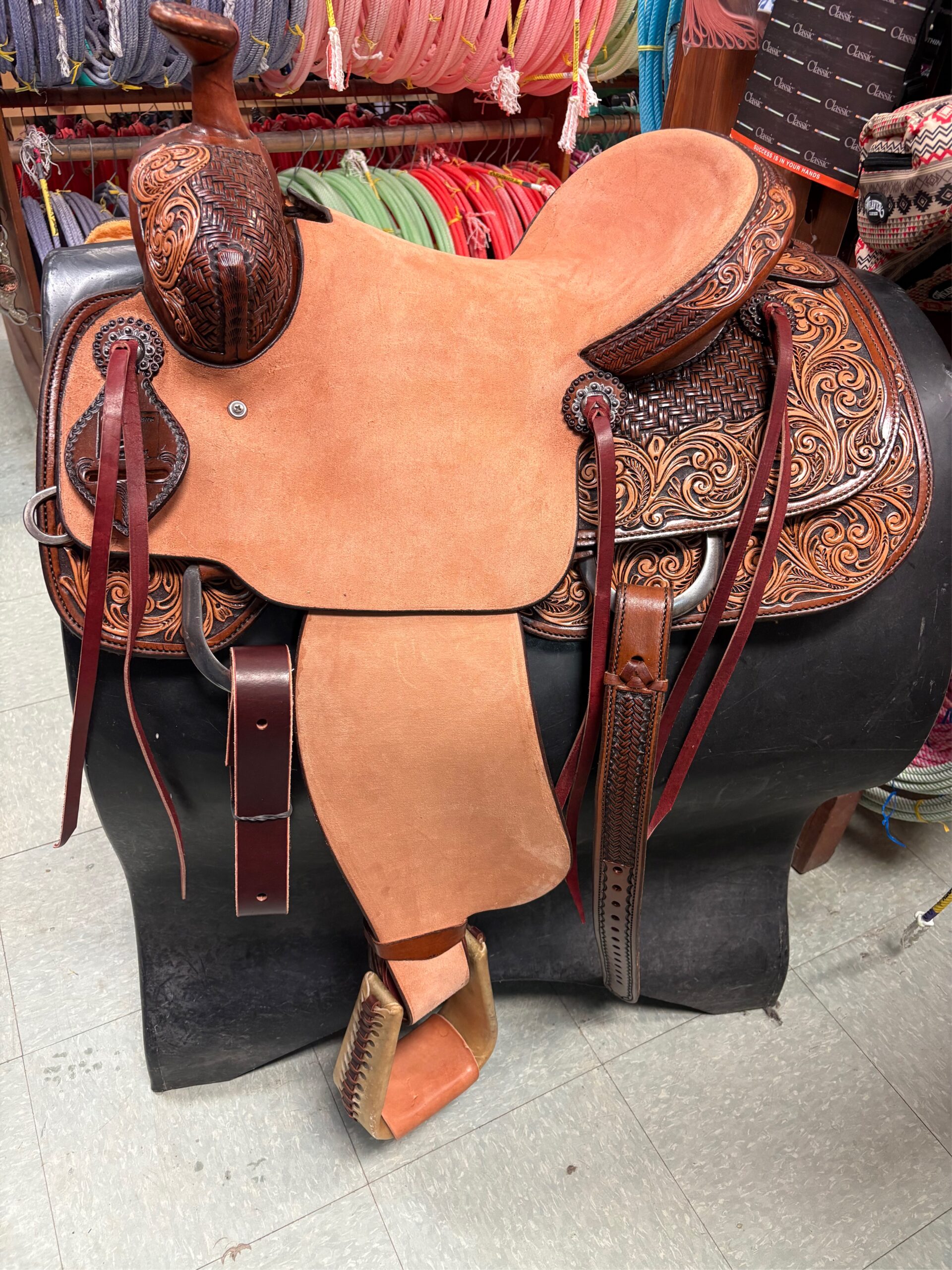 Team Roping Saddle