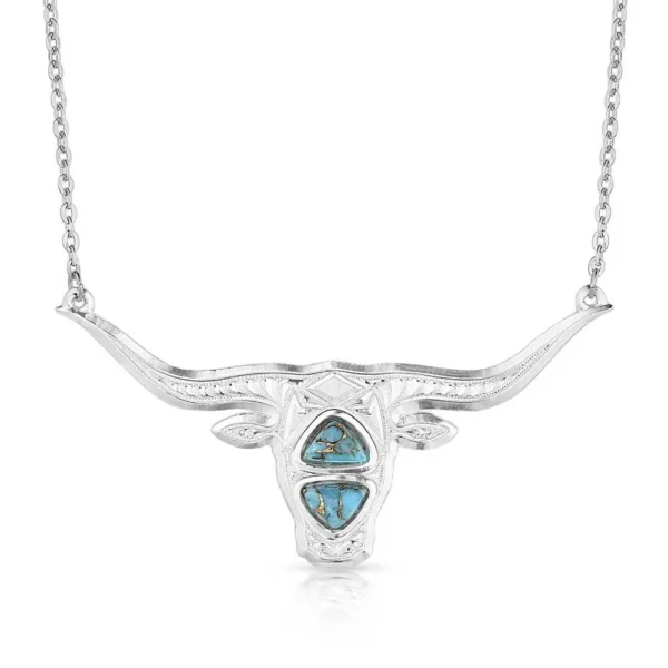 Montana Silversmiths The Longhorn Turquoise Necklace - NC5765