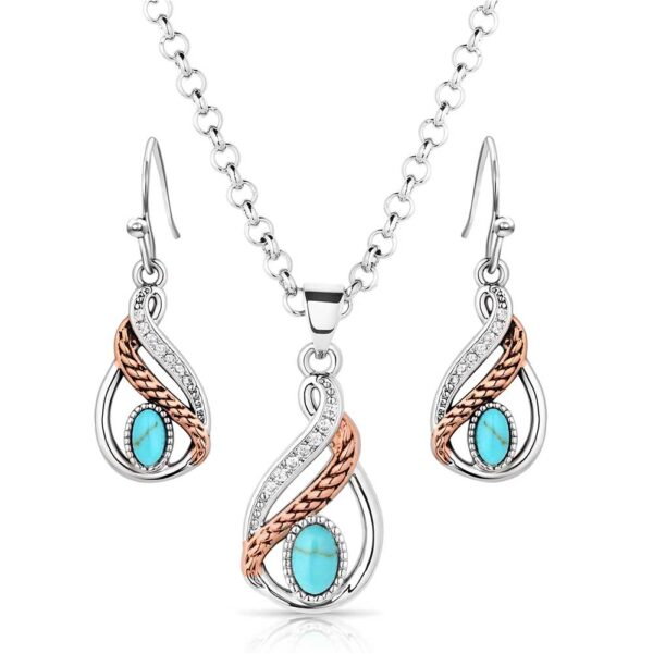 Montana Silversmiths Woven Dreams Jewelry Set - JS6119