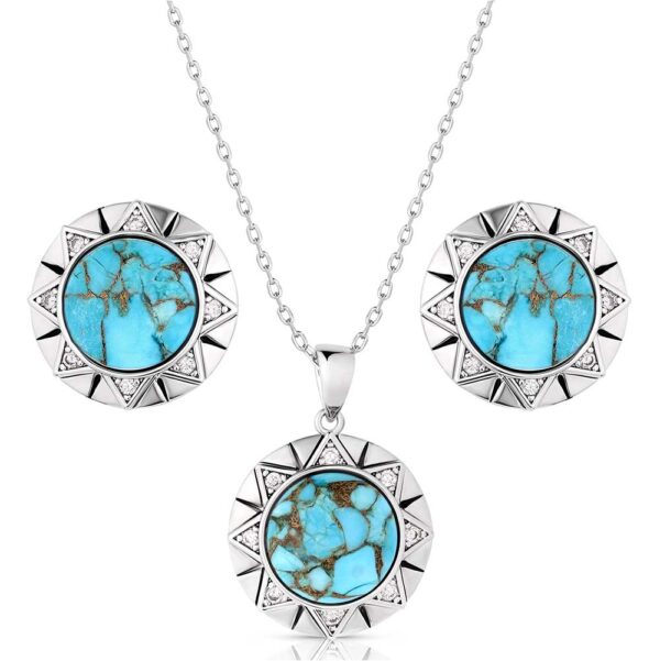 Montana Silversmiths Inner Love Turquoise Jewelry Set - JS6124