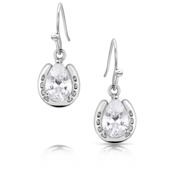 Montana Silversmiths Lucky Trot Crystal Earrings - QER5973