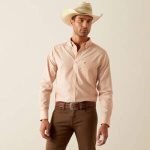 Ariat Wrinkle Free Solid Fitted Shirt - 10054660